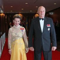 Los Reyes Harald y Sonia de Noruega en los 100 años de la Fundación Américo-Escandinava