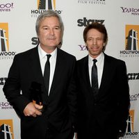 Gore Verbinski y Jerry Bruckheimer en los Hollywood Awards 2011