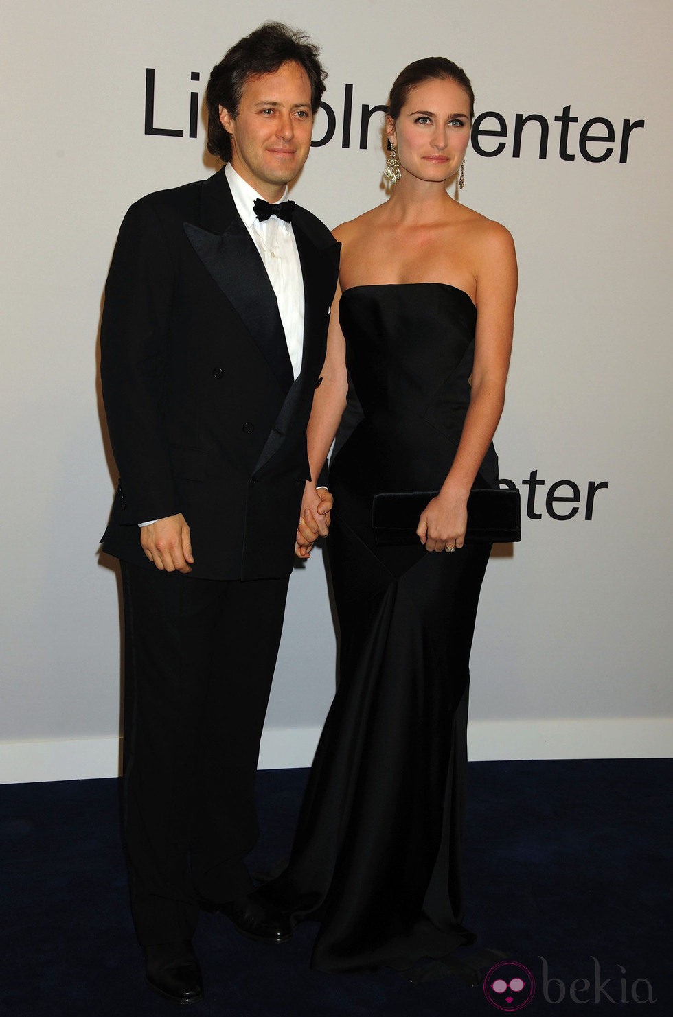 David Lauren y Lauren Bush en una fiesta homenaje a Ralph Lauren en Nueva York
