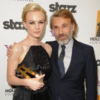 Carey Mulligan y Christoph Waltz en los Hollywood Awards 2011
