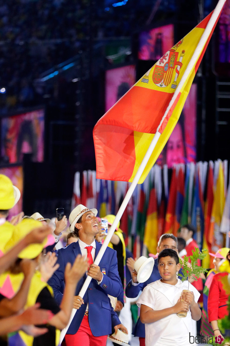 Rafa Nadal como abanderado de España en los Juegos Olímpicos 2016