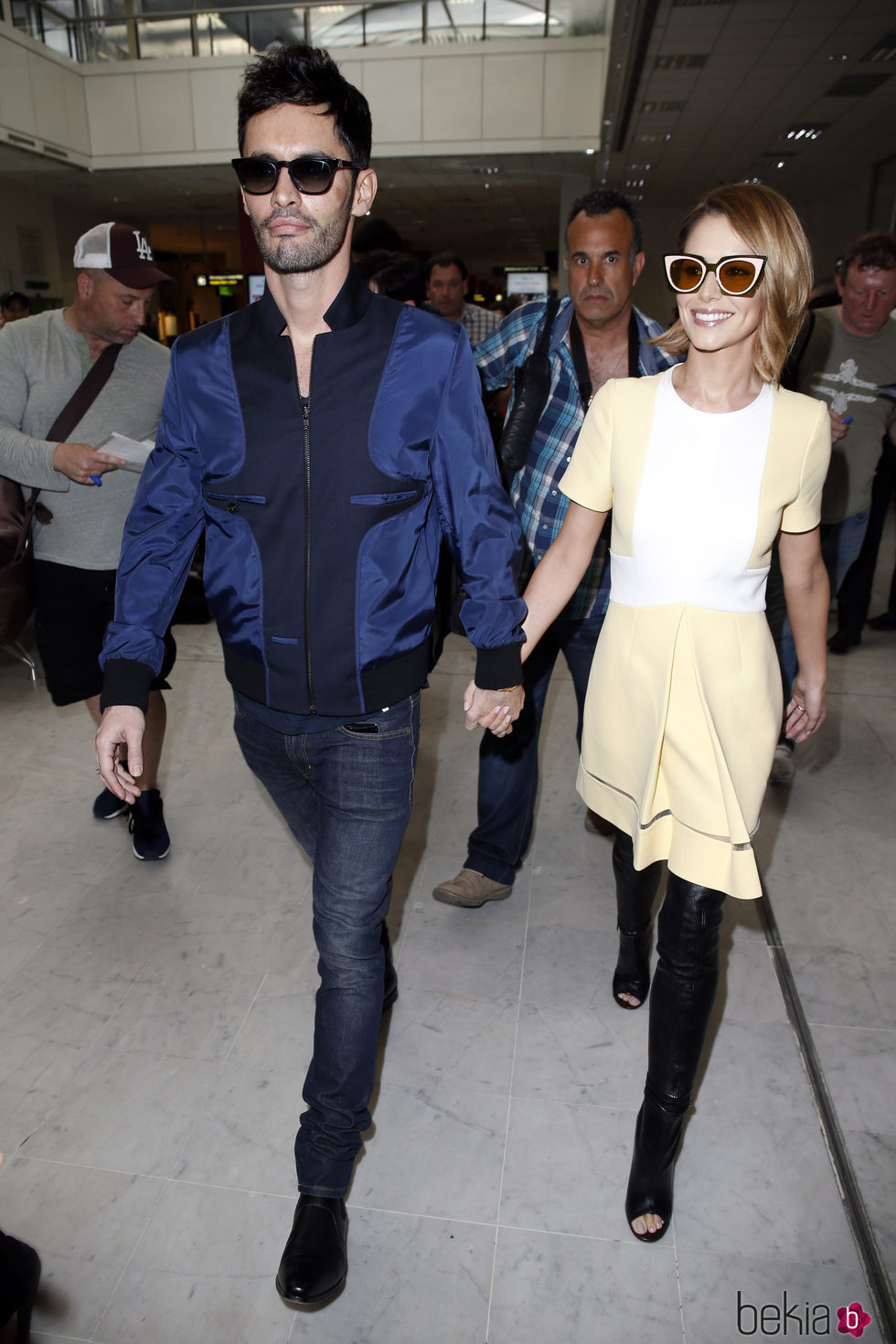 Cheryl junto a su marido  Jean-Bernard Fernandez-Versini