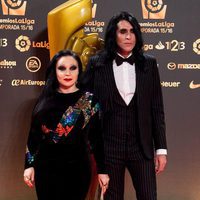 Alaska y Mario Vaquerizo en los Premios La Liga 2016 en Valencia
