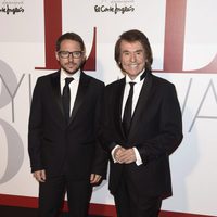 Raphael y Manuel Martos en los Elle Style Awards 2016