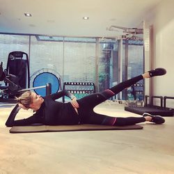 Carla Pereyra vuelve al gimnasio un mes después del nacimiento de su hija Francesca