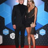 Mario Gotze y Ann-Kathrin Brömmel en la alfombra roja de los MTV EMA 2016