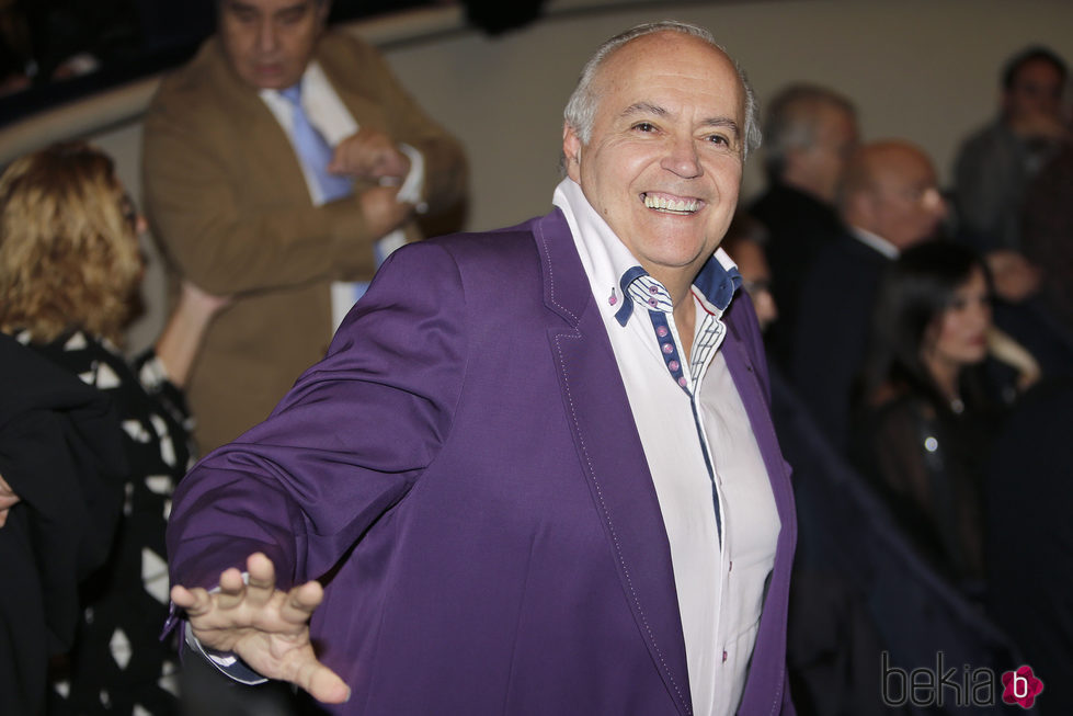 José Luis Moreno en el regreso de Isabel Pantoja con un concierto de presentación de 'Hasta que se apague el sol'