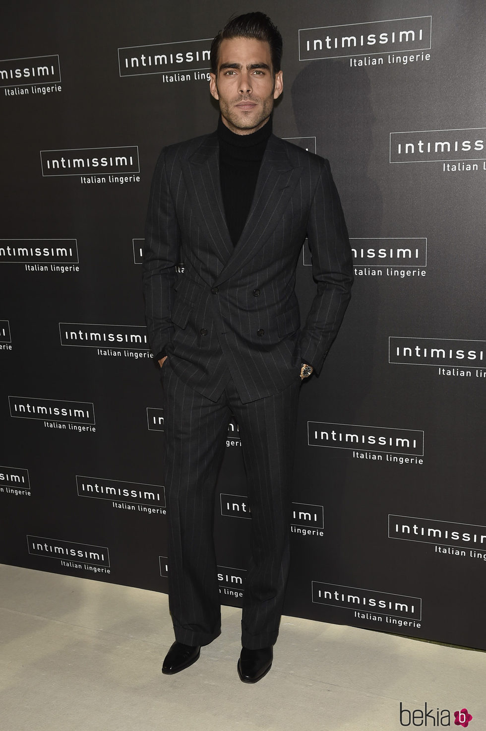 Jon Kortajarena en la fiesta del 20 aniversario de Intimissimi en Madrid