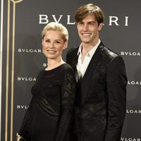 Soraya Arnelas y Miguel Herrera en un evento con motivo de 'Bulgari y Roma'