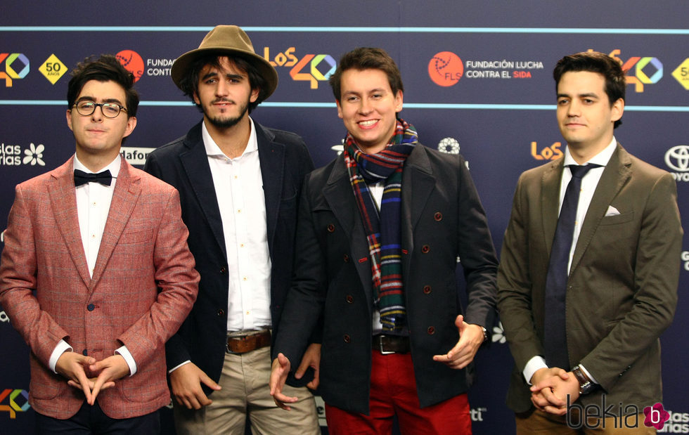 Morat en Los40 Music Awards 2016