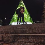 Hugo Paz y Sofía Suescun, muy románticos con un árbol de navidad