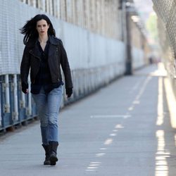Krysten Ritter grabando 'Jessica Jones'