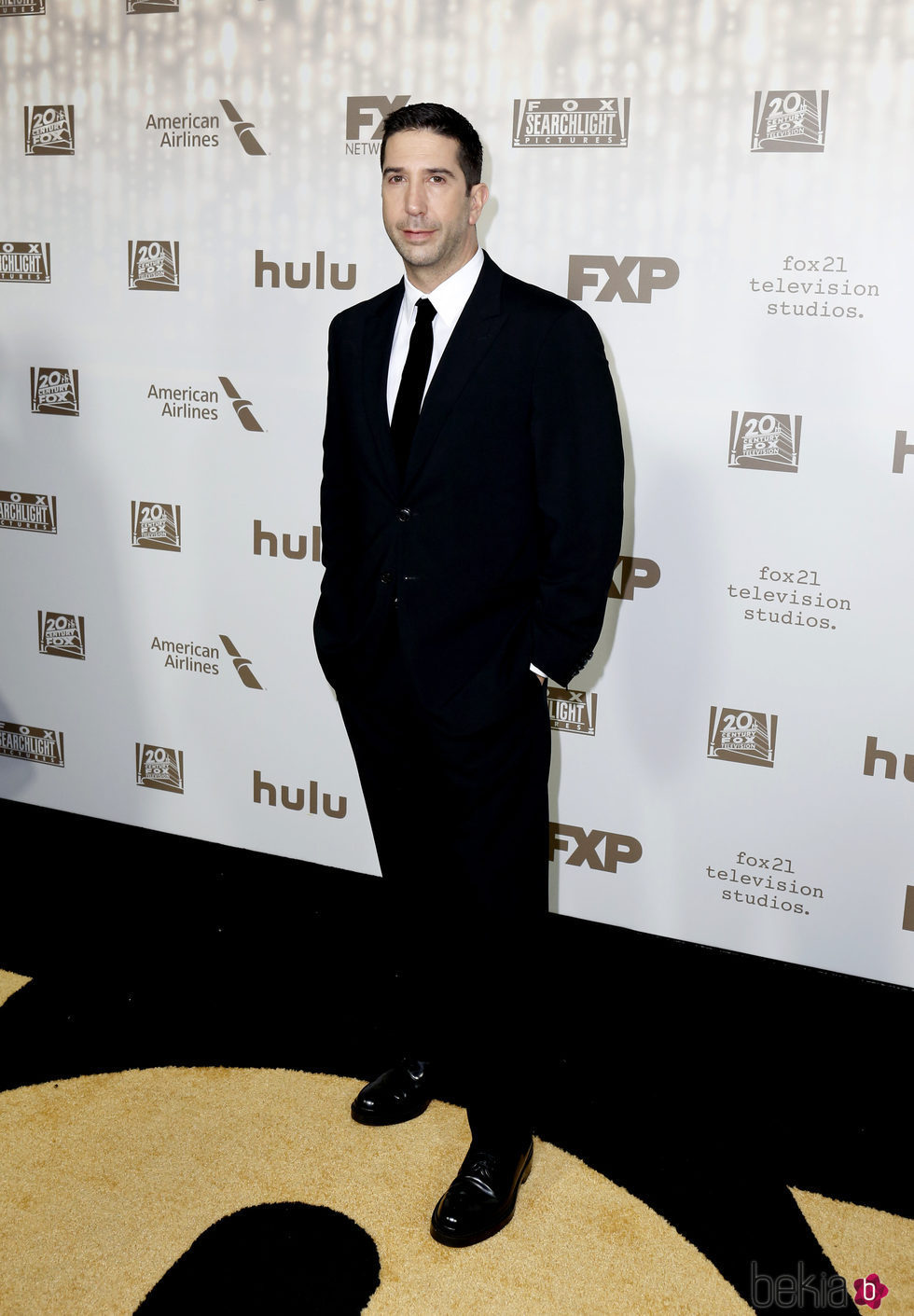 David Schwimmer en la fiesta de Fox tras los Globos de Oro 2017