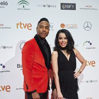 Beatriz Luengo y Yotuel en la entrega de los Premios Forqué 2017