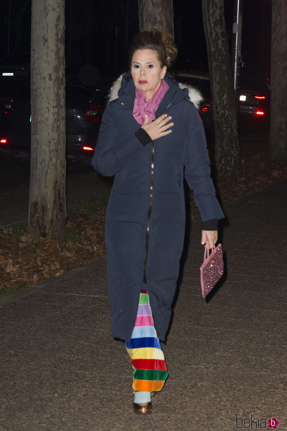 Ágatha Ruiz de la Prada en la fiesta de cumpleaños del embajador de EEUU