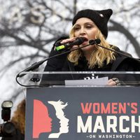 Madonna en la Marcha de las Mujeres en Washington
