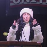 Cher en la Marcha de las Mujeres en Washington