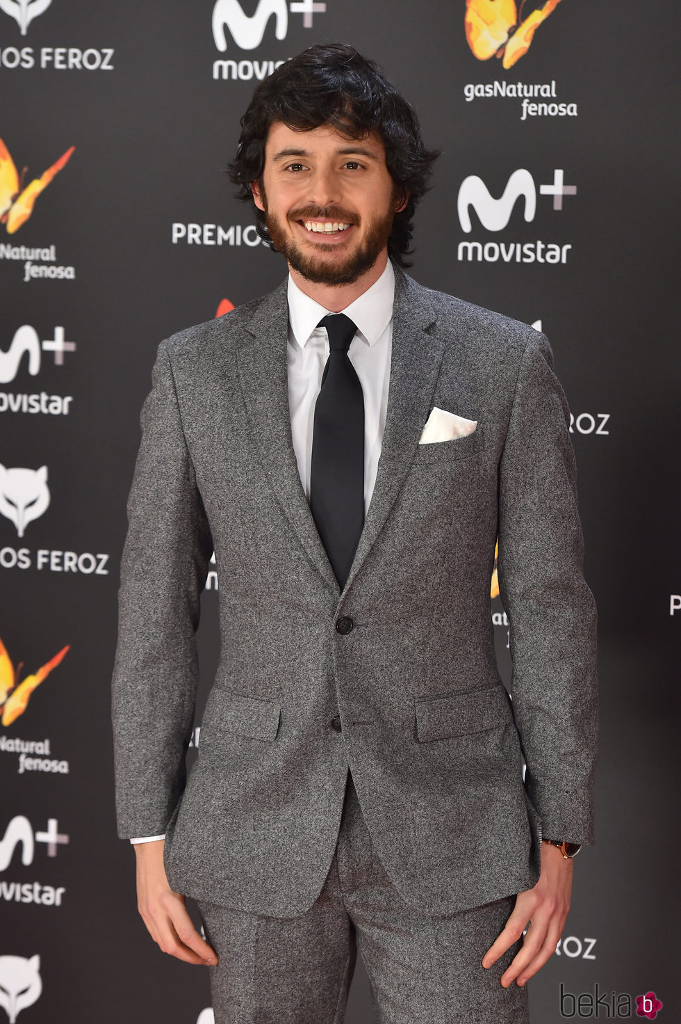 Javier Pereira en la alfombra roja de los Premios Feroz 2017