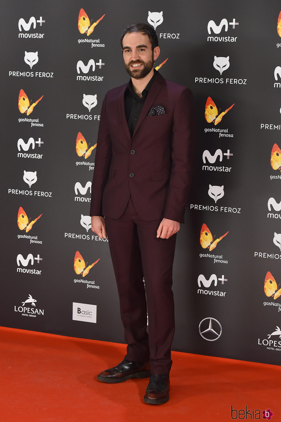 John Plazaola en la alfombra roja de los Premios Feroz 2017