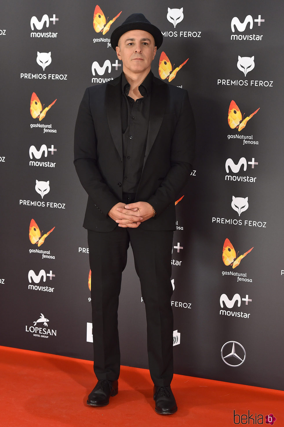 Roberto Álamo en la alfombra roja de los Premios Feroz 2017