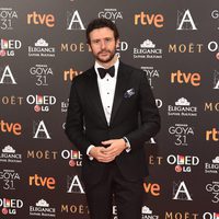 Diego Martin en la alfombra roja de los Premios Goya 2017