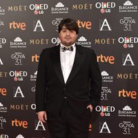 Brays Efe en la alfombra roja de los Premios Goya 2017