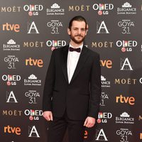 Guillermo Barrientos en la alfombra roja de los Premios Goya 2017