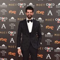 Miguel Ángel Muñoz en la alfombra roja de los Premios Goya 2017