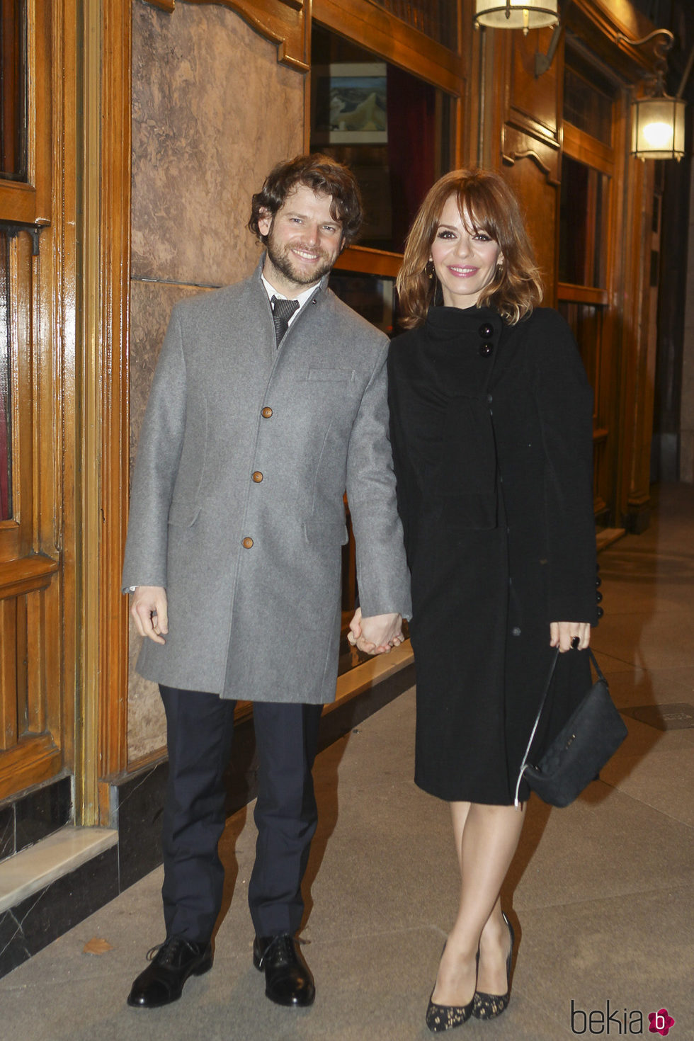 María Adánez con su novio Nacho Medrano en la entrega del Premio Miguel Mihura