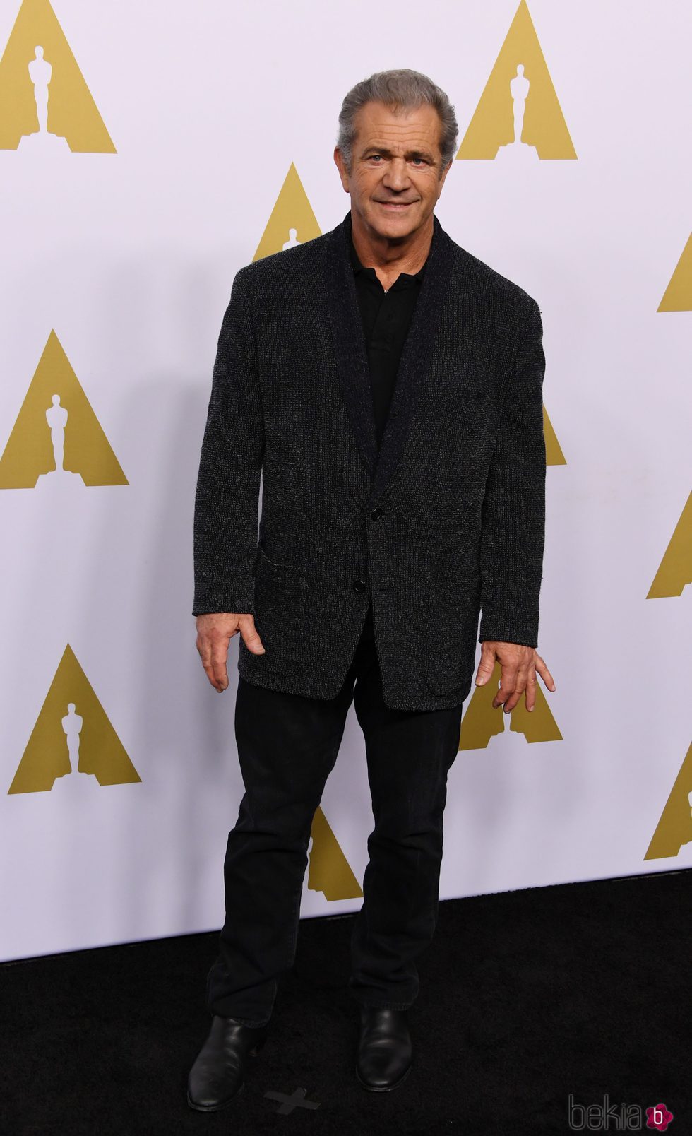 Mel Gibson en el almuerzo de los nominados a los Oscar 2017