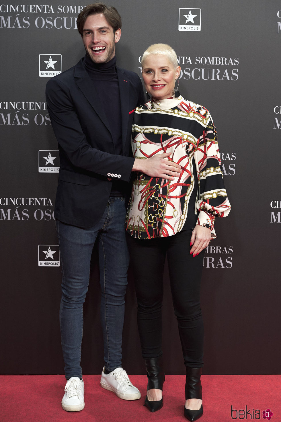 Soraya y Miguel Herrera en el estreno de 'Cincuenta Sombras Más Oscuras' en Madrid