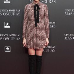 Dafne Fernández en el estreno de 'Cincuenta Sombras Más Oscuras' en Madrid