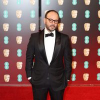 El productor Gabor Sipos en la alfombra roja de los Premios Bafta 2017