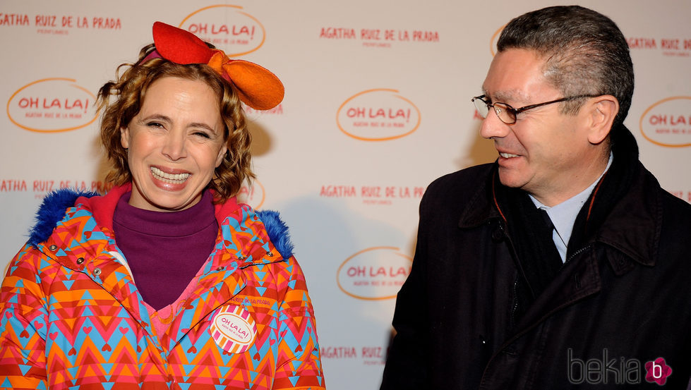 Ágatha Ruiz de la Prada y Alberto Ruiz Gallardón en 2009