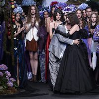 Lucía Tristancho Dominguin y Francis Montesinos en Madrid Fashion Week otoño/invierno 2017/2018