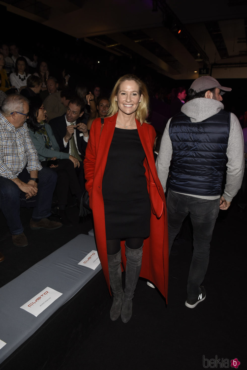 Fiona Ferrer en el desfile de la firma Custo Barcelona en la Madrid Fashion Week 2017/2018