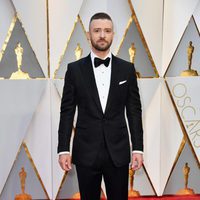 Justin Timberlake en la alfombra roja de los Premios Oscar 2017