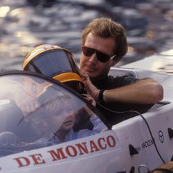Pierre Casiraghi con su padre Stefano cuando era un niño