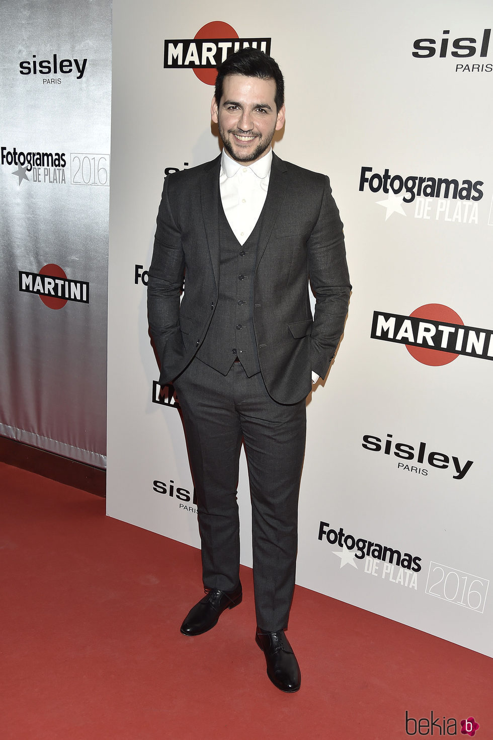 Fran Perea en la alfombra roja de los Premios Fotogramas de Plata 2016