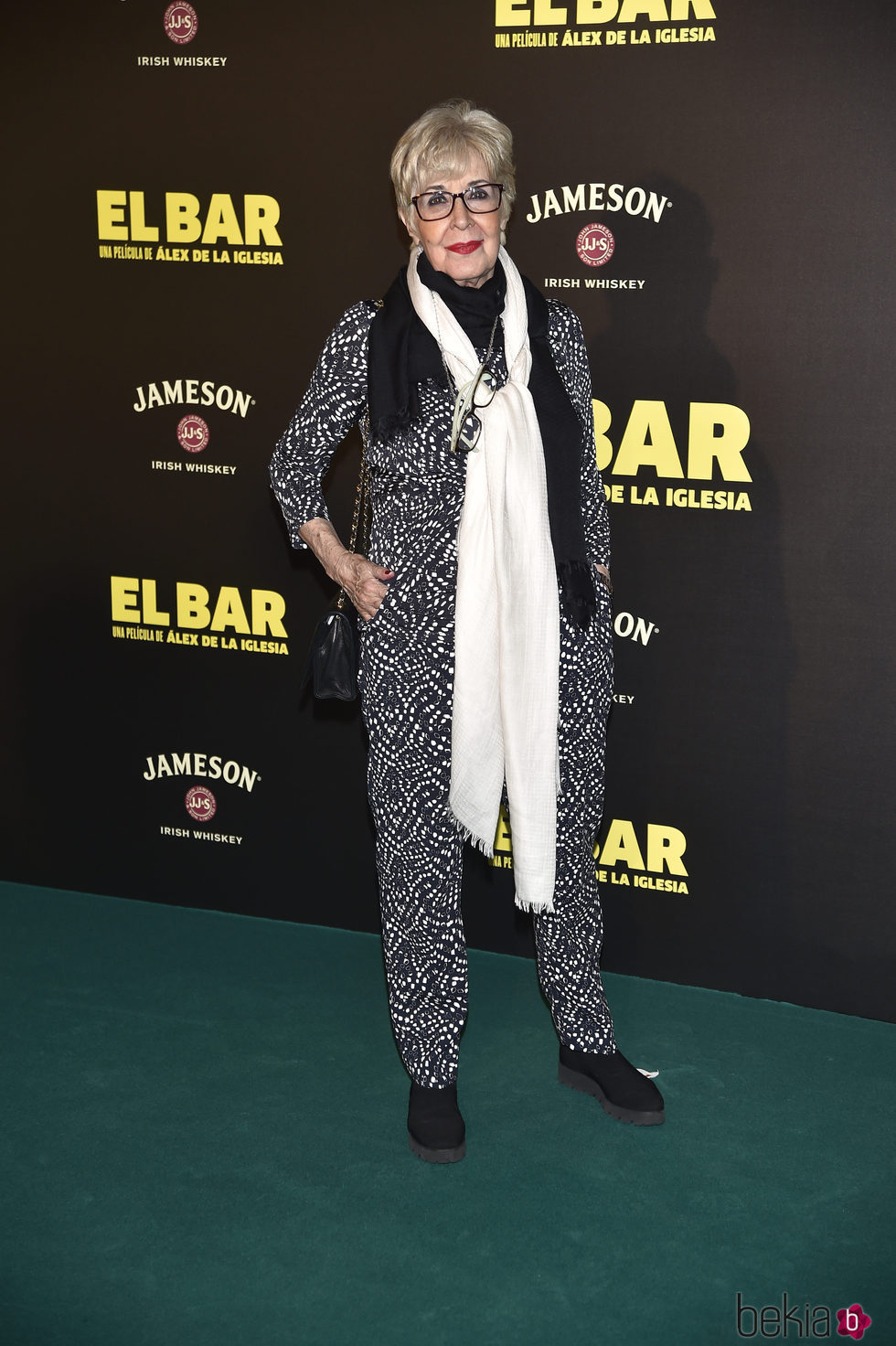 Concha Velasco en la presentación de la película 'El Bar' en los cines Callao de Madrid