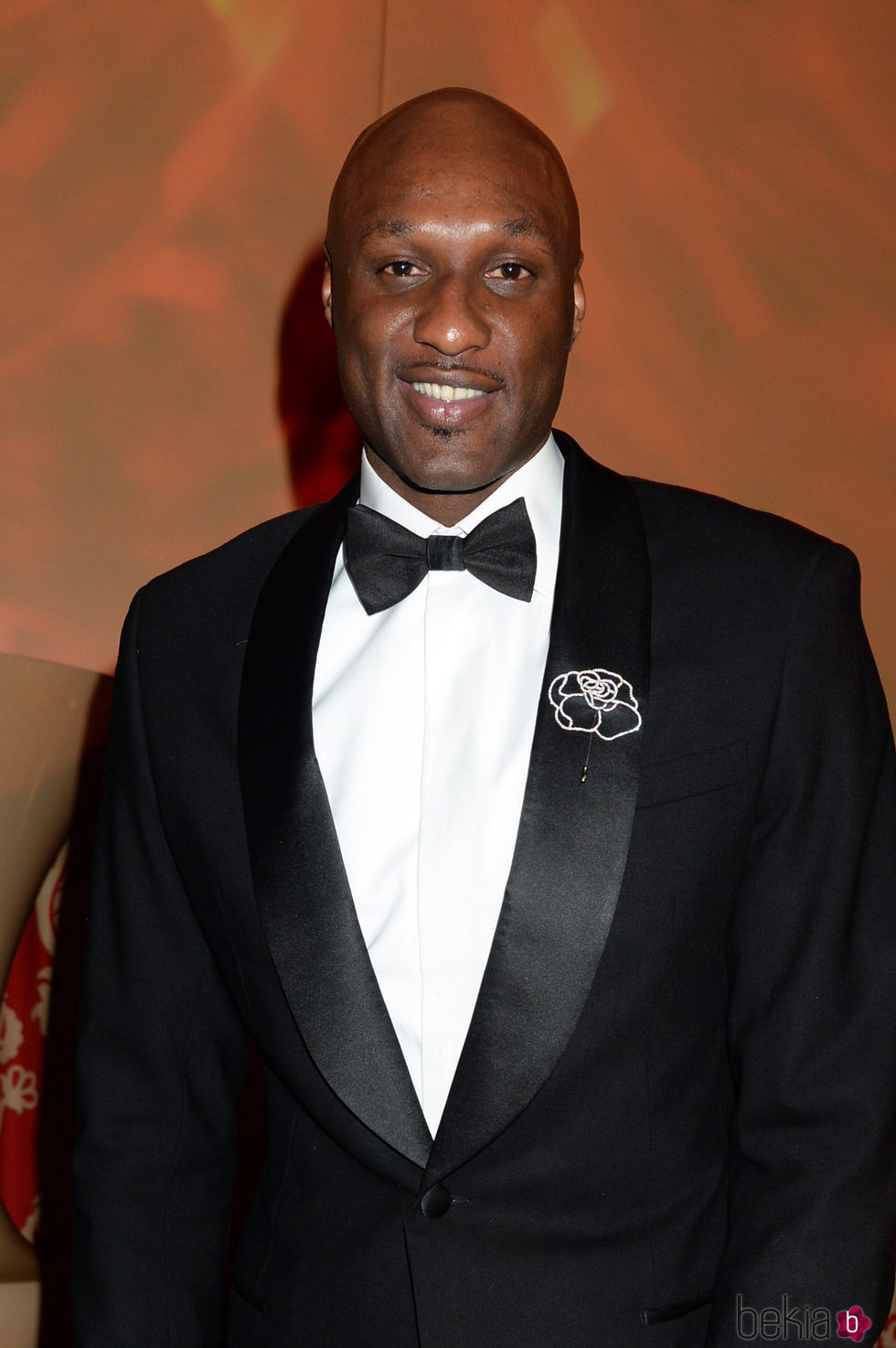 Lamar Odom en la fiesta de los Globos de Oro