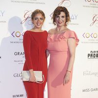 Belinda Washington y su hija Andrea Lázaro en la Global Gift Gala 2017 de Madrid