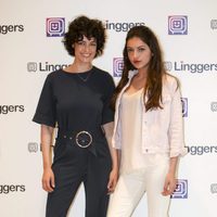 Blanca Romero y su hija Lucía Rivera en la presentación de una nueva aplicación móvil