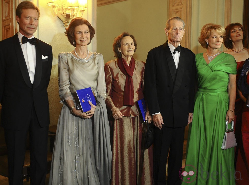 El Gran Duque de Luxemburgo y la Reina Sofía celebran el 90 cumpleaños de Miguel de Rumanía