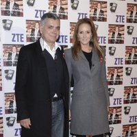 Juan Ramón Lucas y Sandra Ibarra en el concierto de David Bisbal en Madrid