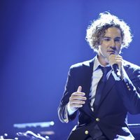 David Bisbal cantando en el concierto que ofreció en Madrid