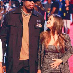 Carmen Electra y Dennis Rodman estuvieron casados 9 días