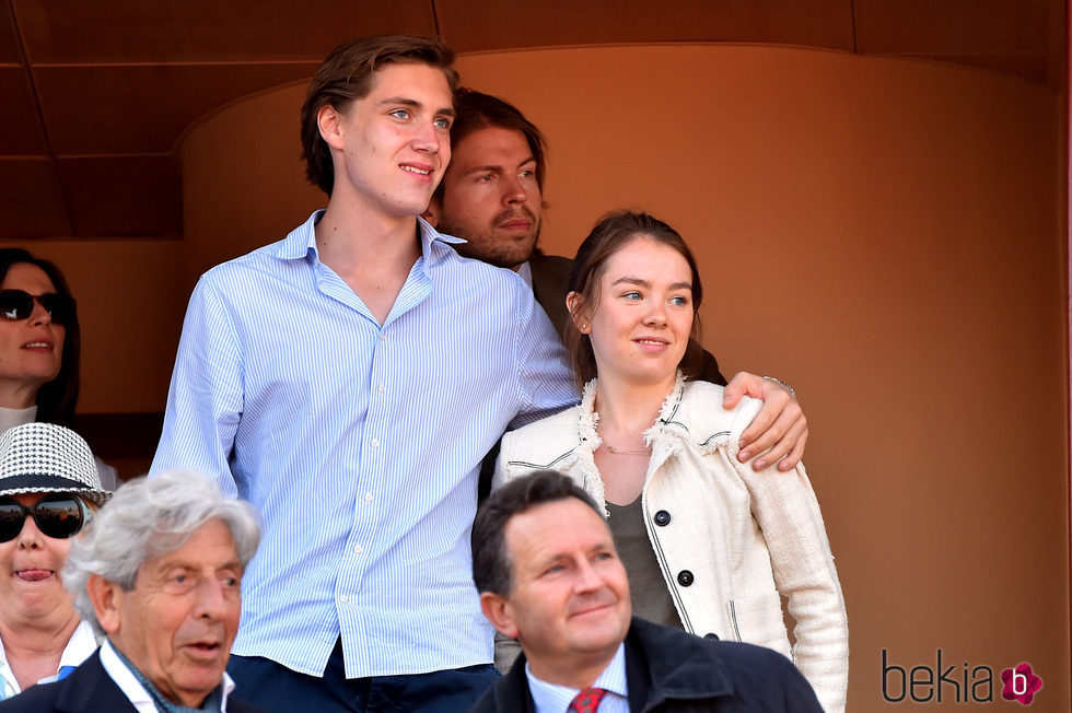 Alexandra de Hannover y Ben-Sylvester en la final del Master 1000 de Monte-Carlo 2017