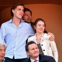 Alexandra de Hannover y Ben-Sylvester en la final del Master 1000 de Monte-Carlo 2017