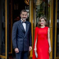 Los Reyes Felipe y Letizia en el 50 cumpleaños del Rey Guillermo de Holanda
